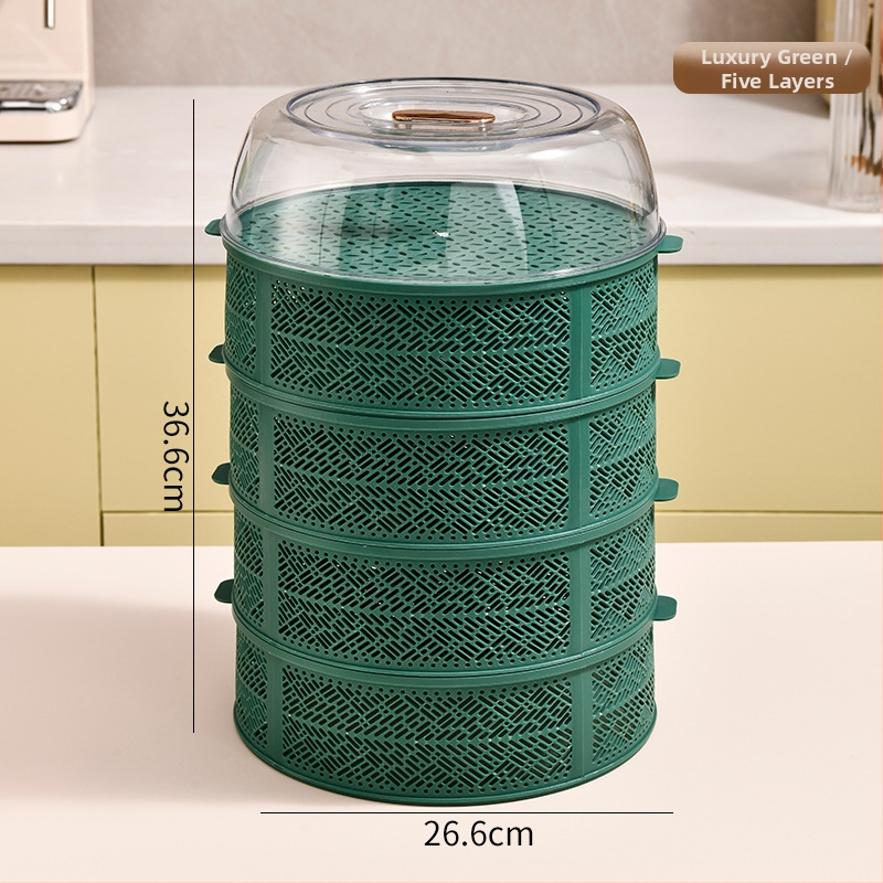 Многослойна покривалка за храна и зеленчуци - прозрачно пластмасово покритие за изолация и прахозащита.