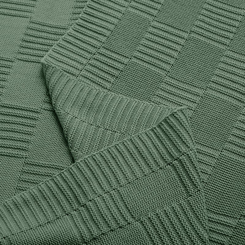 Βαμβακερή πλεκτή κουβέρτα για καναπέ και κρεβάτι - προσαρμοσμένη, φθινοπωρινό-χειμερινό, ομοιογενές μοτίβο (Βαμβάκι; Κάτω από 300 g; Φθινοπωρινό-χειμερινό; Ομοιογενές μοτίβο; Διαθέσιμη εξατομίκευση)