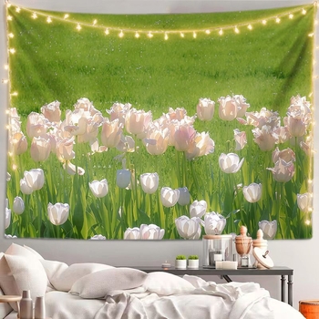 Tapestry – сценичен пейзаж, пасторален стил, плюшена тъкан с 30–40% памук за дневна