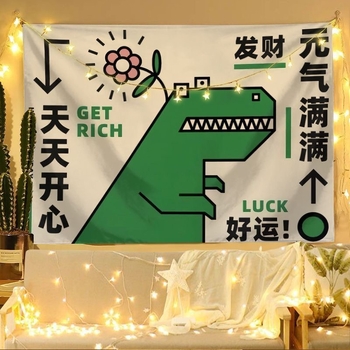 Nordic стил плюшен гоблен за стена за хол и спалня; 100% полиестер; машинно тъкане; правоъгълен формат; модел растения и цветя; по поръчка