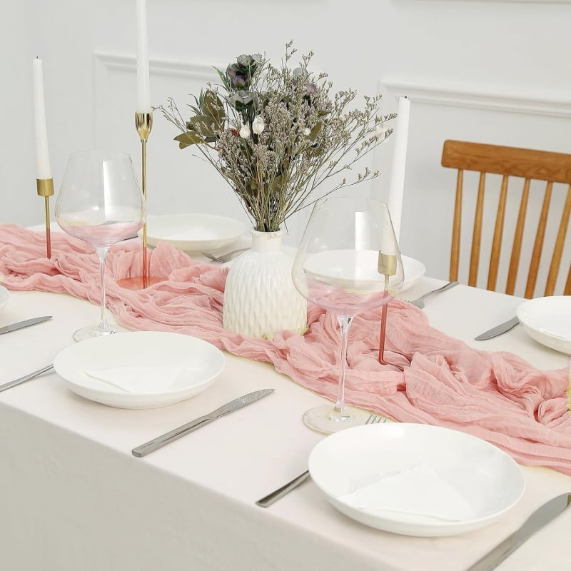 Nordic stílusú asztalfutó, poliészter, téglalap alakú, összecsukható, egyszínű