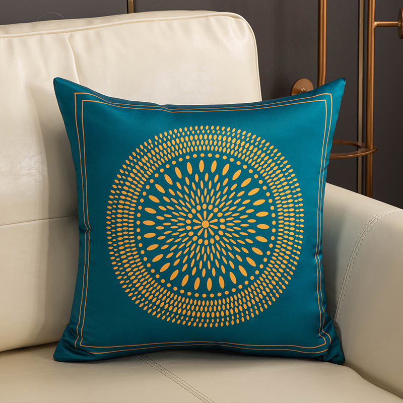 Szatén párnahuzat belső töltettel – fényes luxus stílus, poliészter töltet, minta: csíkos/egyszínű/geometriai/karikatúra, szövés: nyomtatás, testreszabás elérhető