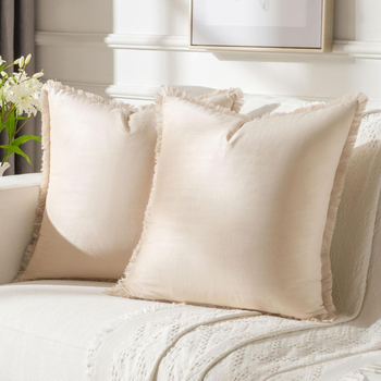 Díván párnahuzat - velúr anyag, csipke rojtos, könnyű lux stílus, PP-pamut töltet