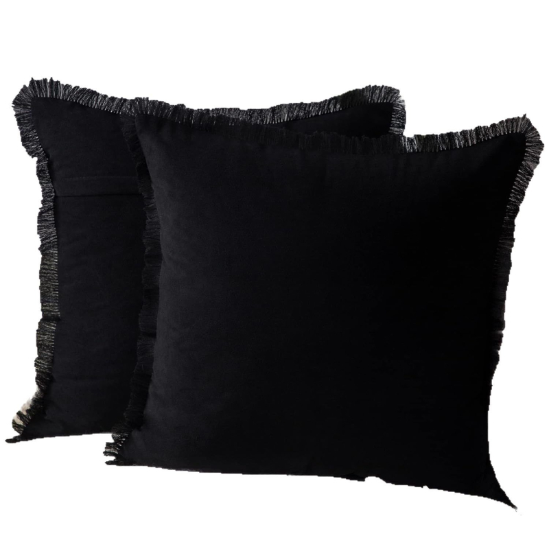 Díván párnahuzat - velúr anyag, csipke rojtos, könnyű lux stílus, PP-pamut töltet