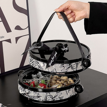 Чиния за плодове от порцелан, Happy bar, скандинавски стил, прост стил, първокласно качество