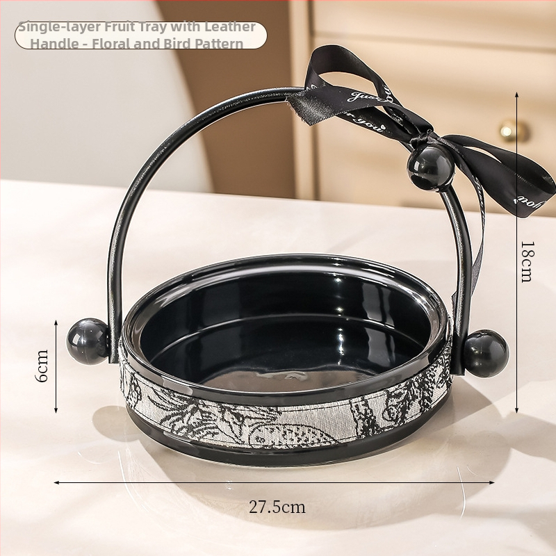 Чиния за плодове от порцелан, Happy bar, скандинавски стил, прост стил, първокласно качество