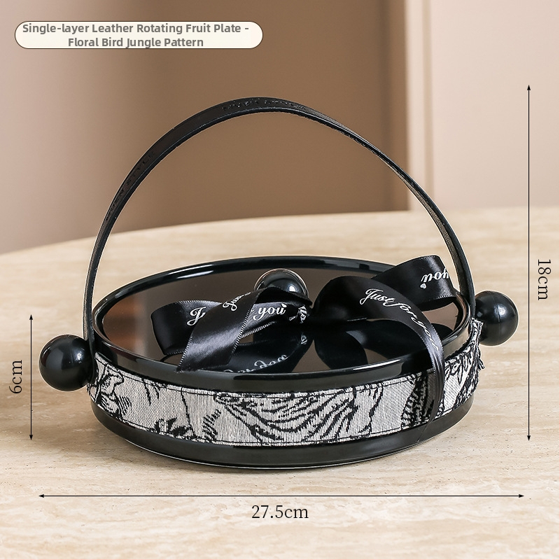 Чиния за плодове от порцелан, Happy bar, скандинавски стил, прост стил, първокласно качество