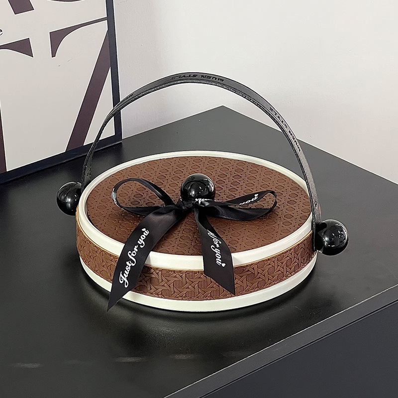 Чиния за плодове от порцелан, Happy bar, скандинавски стил, прост стил, първокласно качество