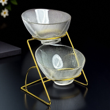 Стъклена поставка за плодове – лек лукс, прост стил, първокласно качество