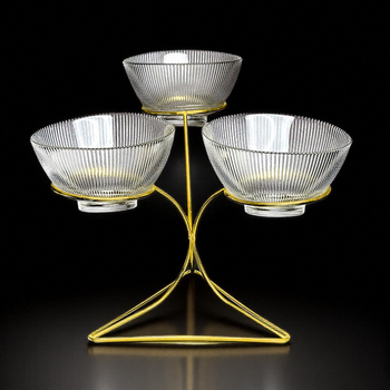 Стъклена поставка за плодове – лек лукс, прост стил, първокласно качество