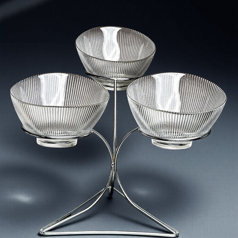 Стъклена поставка за плодове – лек лукс, прост стил, първокласно качество