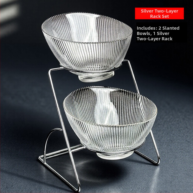 Стъклена поставка за плодове – лек лукс, прост стил, първокласно качество