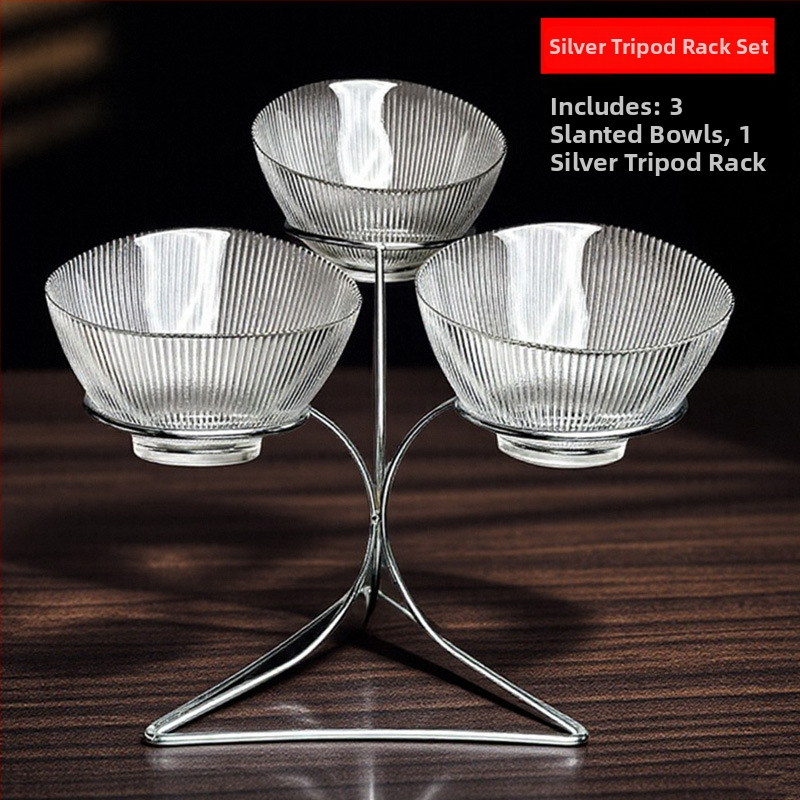 Стъклена поставка за плодове – лек лукс, прост стил, първокласно качество