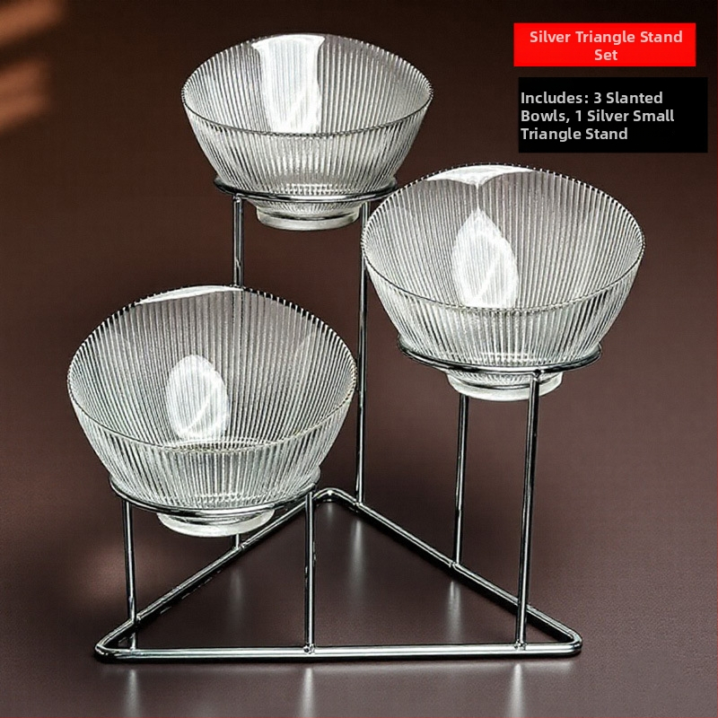 Стъклена поставка за плодове – лек лукс, прост стил, първокласно качество