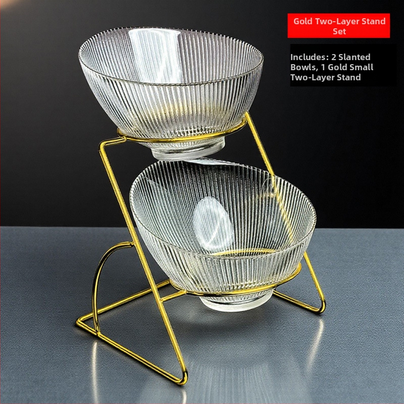 Стъклена поставка за плодове – лек лукс, прост стил, първокласно качество