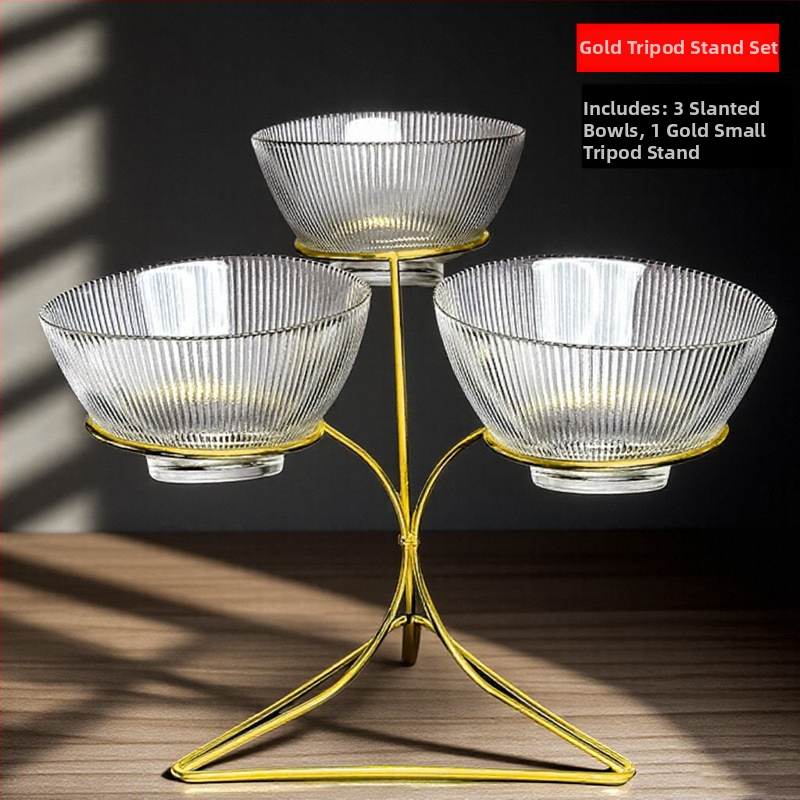 Стъклена поставка за плодове – лек лукс, прост стил, първокласно качество