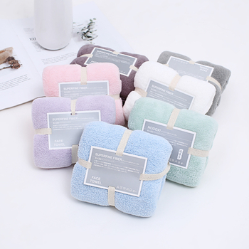 Корална велурена кърпа за лице и коса, кърпа за премахване на грим, 150D, 50–80 г