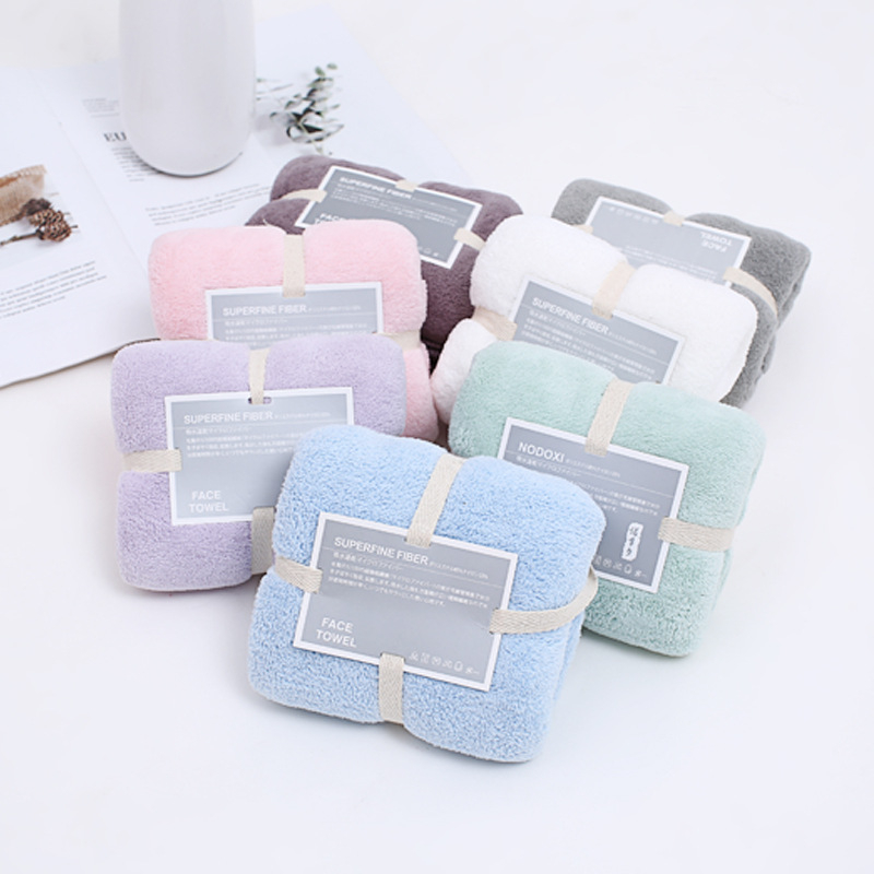 Корална велурена кърпа за лице и коса, кърпа за премахване на грим, 150D, 50–80 г