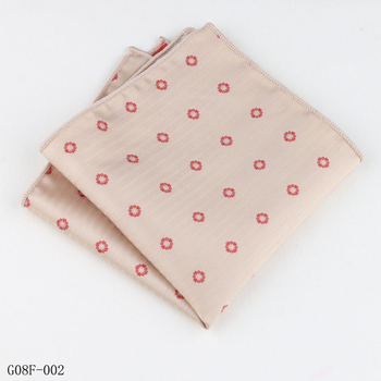 Kišeninės skarelės su gėlių raštu, džakardinė poliesterio medžiaga, vakarinis stilius