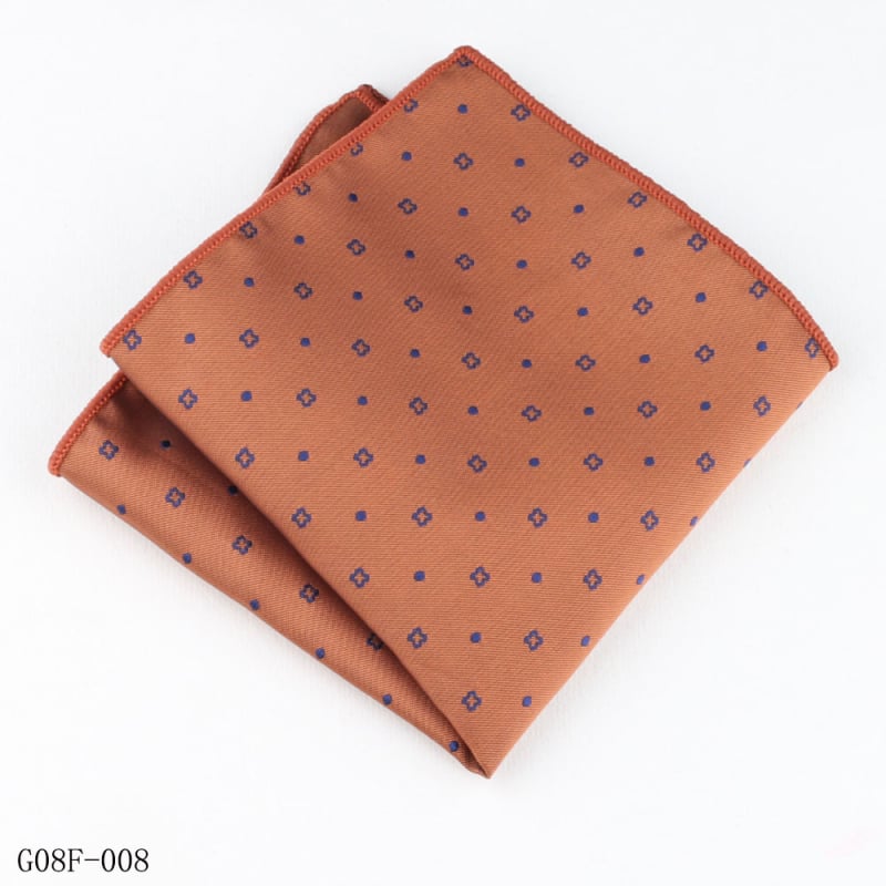 Kišeninės skarelės su gėlių raštu, džakardinė poliesterio medžiaga, vakarinis stilius