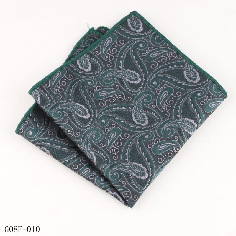 Kišeninės skarelės su gėlių raštu, džakardinė poliesterio medžiaga, vakarinis stilius