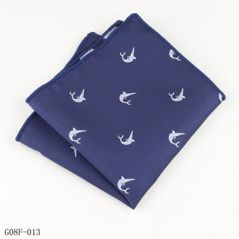 Kišeninės skarelės su gėlių raštu, džakardinė poliesterio medžiaga, vakarinis stilius