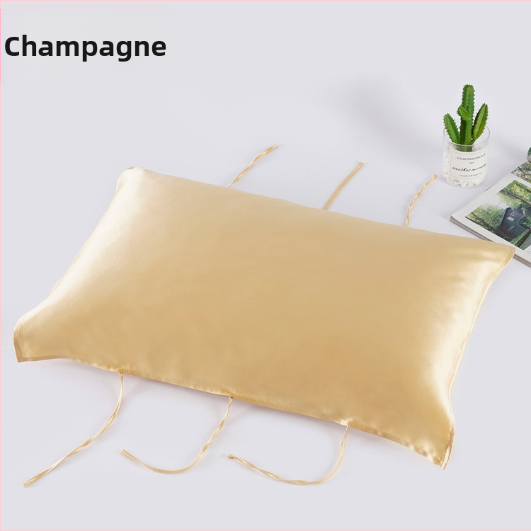 Mulberry hodvábová vankúšová osuška, 30 Momme, s šnúrkou, 100% hodváb, starostlivosť o vlasy, pohodlný spánok