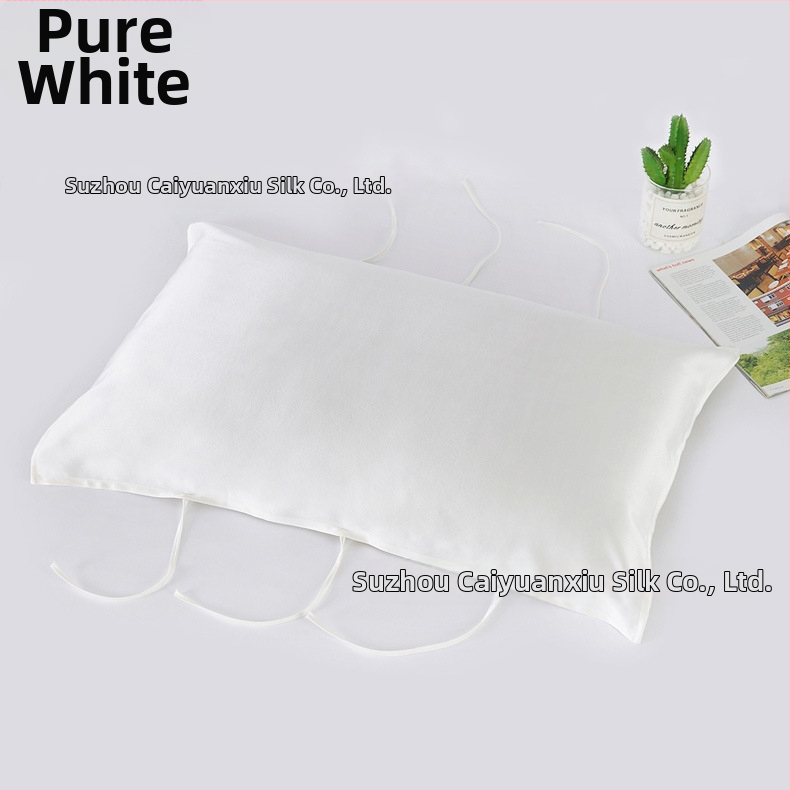 Mulberry hodvábová vankúšová osuška, 30 Momme, s šnúrkou, 100% hodváb, starostlivosť o vlasy, pohodlný spánok