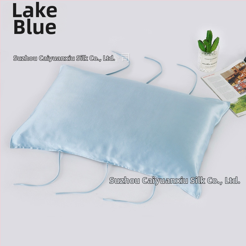 Mulberry hodvábová vankúšová osuška, 30 Momme, s šnúrkou, 100% hodváb, starostlivosť o vlasy, pohodlný spánok