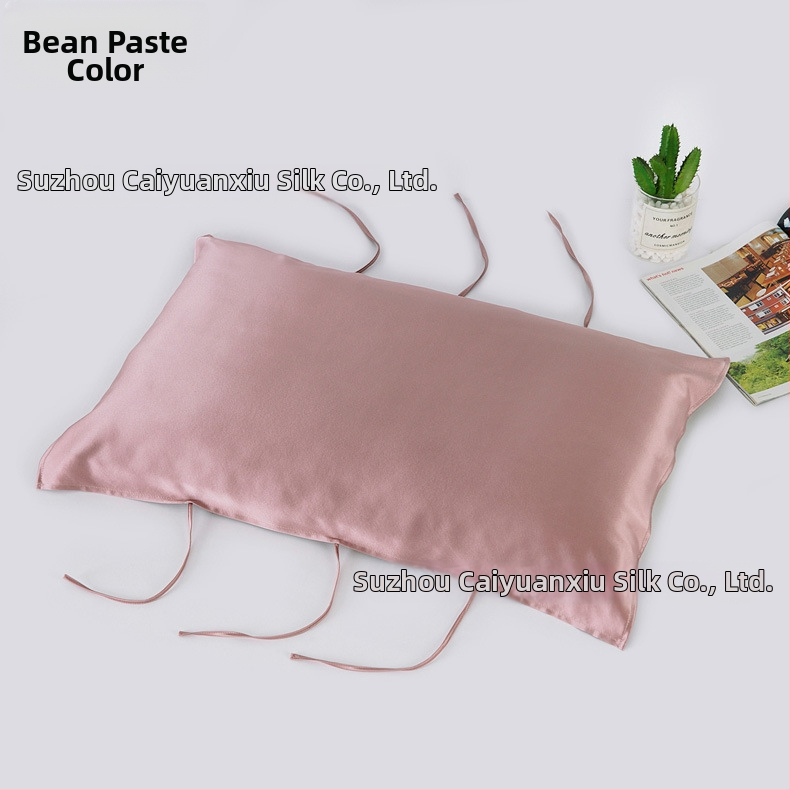 Mulberry hodvábová vankúšová osuška, 30 Momme, s šnúrkou, 100% hodváb, starostlivosť o vlasy, pohodlný spánok