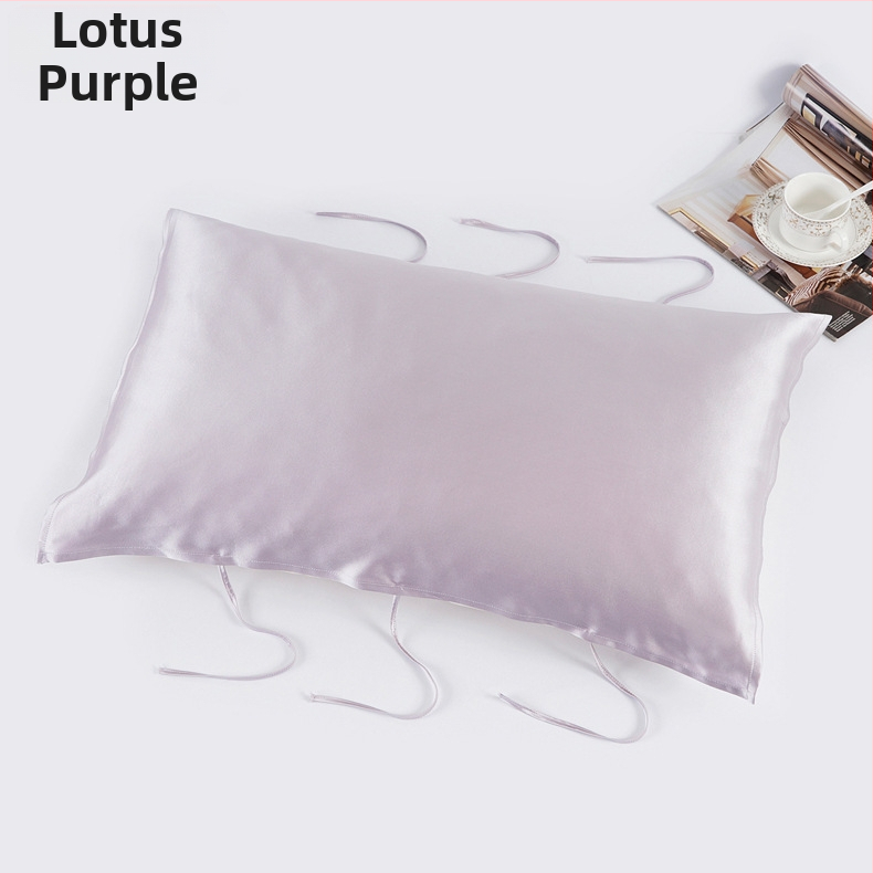 Mulberry hodvábová vankúšová osuška, 30 Momme, s šnúrkou, 100% hodváb, starostlivosť o vlasy, pohodlný spánok