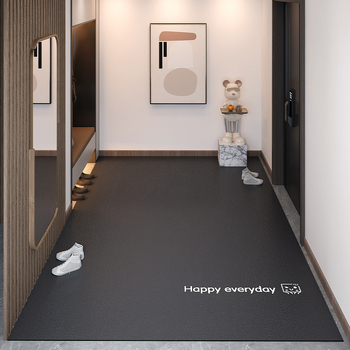 Poliészter padlómat, négyzetes formájú, egyszínű mintázat, vízálló és csúszásmentes, mosható