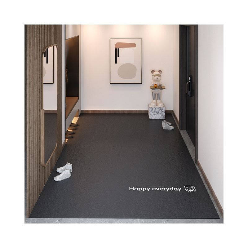 Poliészter padlómat, négyzetes formájú, egyszínű mintázat, vízálló és csúszásmentes, mosható