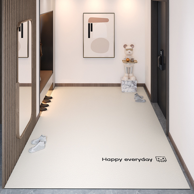 Poliészter padlómat, négyzetes formájú, egyszínű mintázat, vízálló és csúszásmentes, mosható