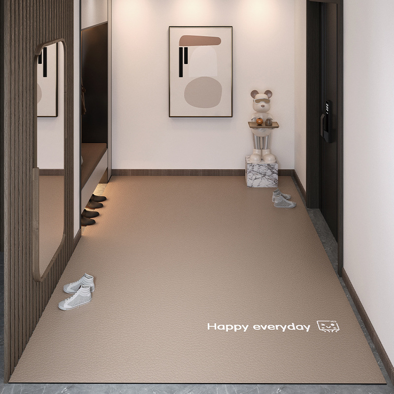 Poliészter padlómat, négyzetes formájú, egyszínű mintázat, vízálló és csúszásmentes, mosható