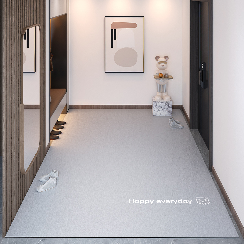 Poliészter padlómat, négyzetes formájú, egyszínű mintázat, vízálló és csúszásmentes, mosható