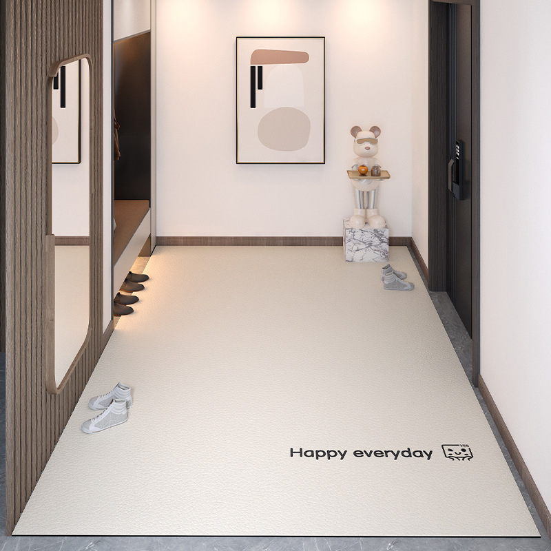 Poliészter padlómat, négyzetes formájú, egyszínű mintázat, vízálló és csúszásmentes, mosható