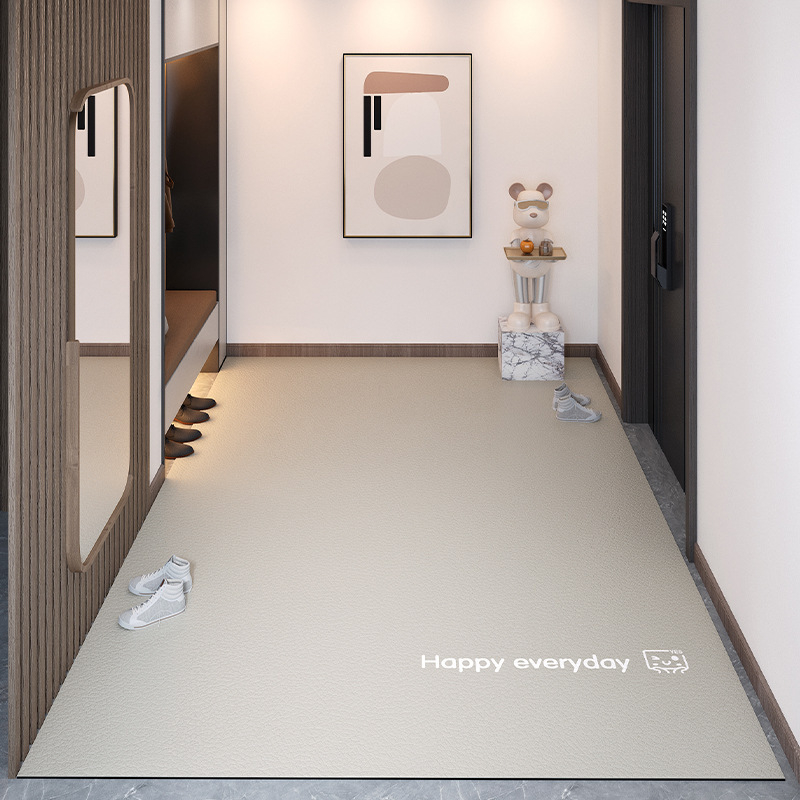 Poliészter padlómat, négyzetes formájú, egyszínű mintázat, vízálló és csúszásmentes, mosható