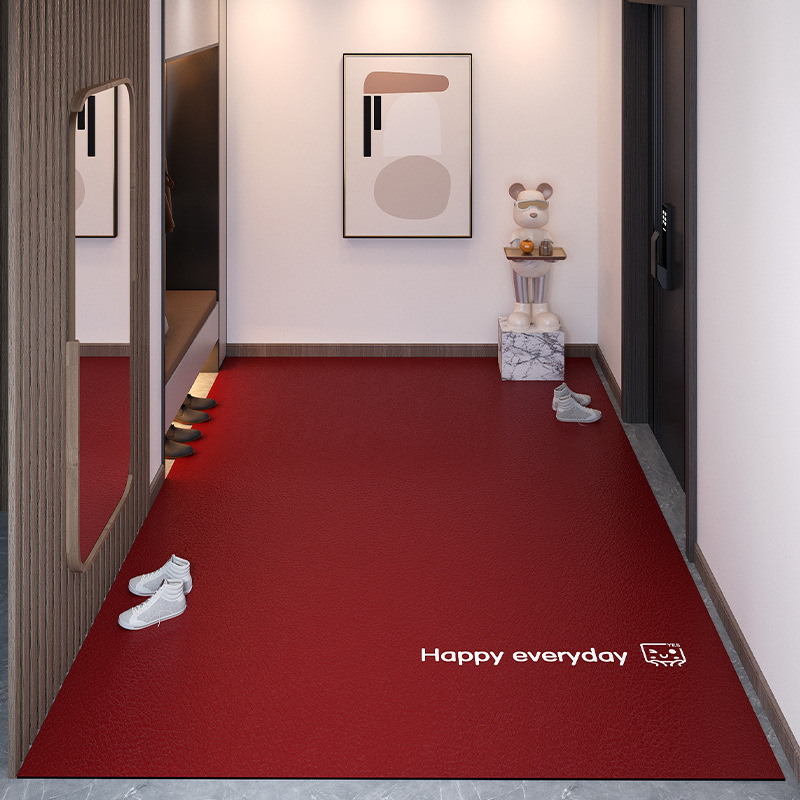 Poliészter padlómat, négyzetes formájú, egyszínű mintázat, vízálló és csúszásmentes, mosható