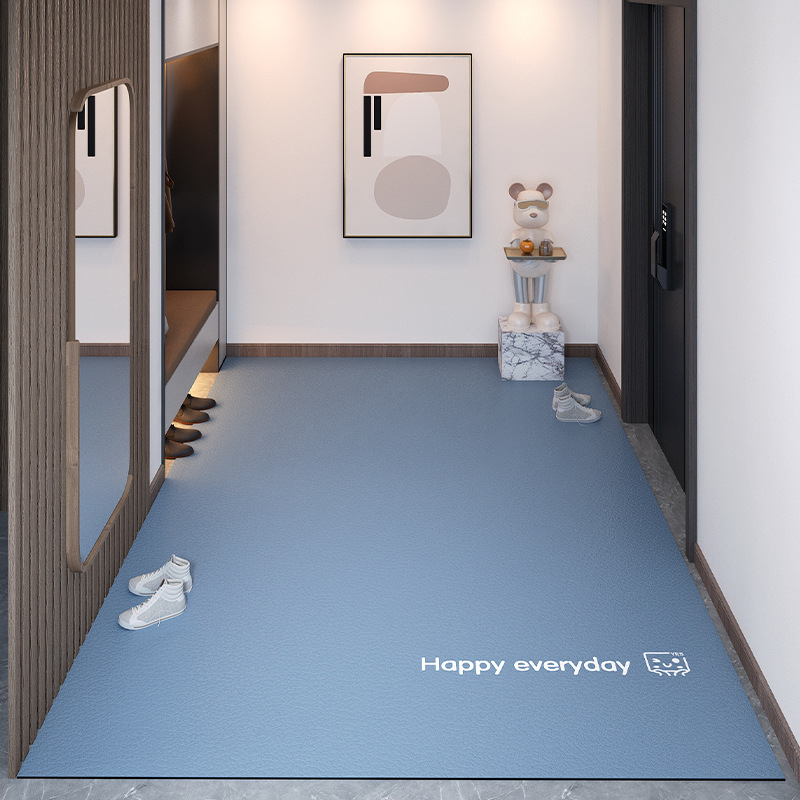 Poliészter padlómat, négyzetes formájú, egyszínű mintázat, vízálló és csúszásmentes, mosható