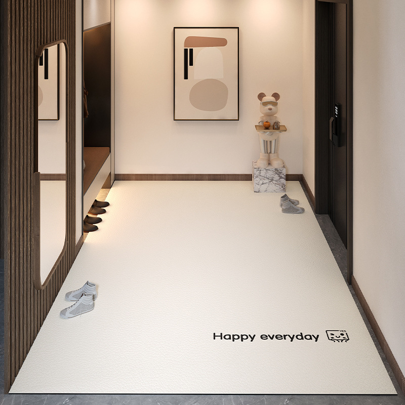 Poliészter padlómat, négyzetes formájú, egyszínű mintázat, vízálló és csúszásmentes, mosható