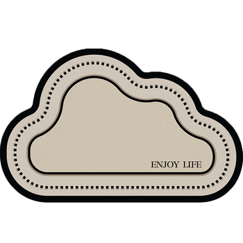 Diatomita agyagból készített fürdőszobai szőnyeg, modern minimalista stílus, mosható