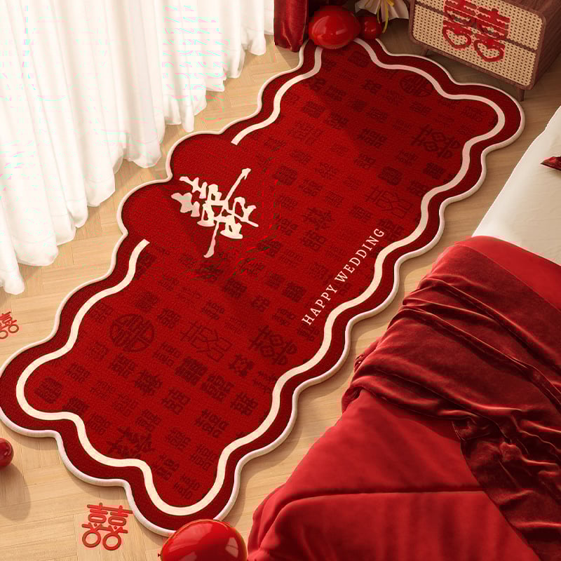 Geometriai mintázatú poliészter szőnyeg nappalira és hálószobába, nyomtatott felület, kézzel mosható