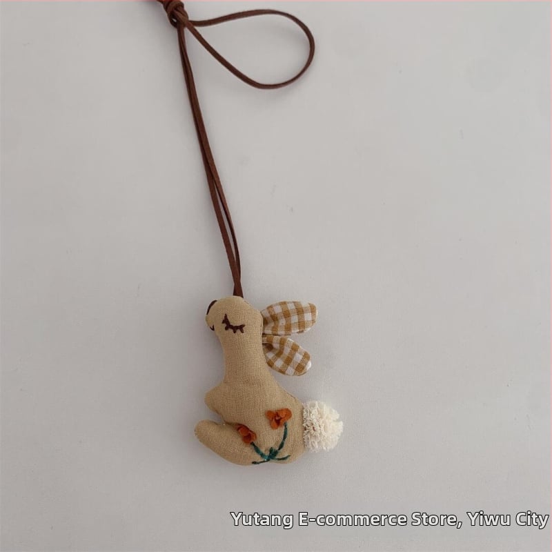 Gyerekeknek készült nyaklánc - kézzel készített, textil, rajzfilm stílus