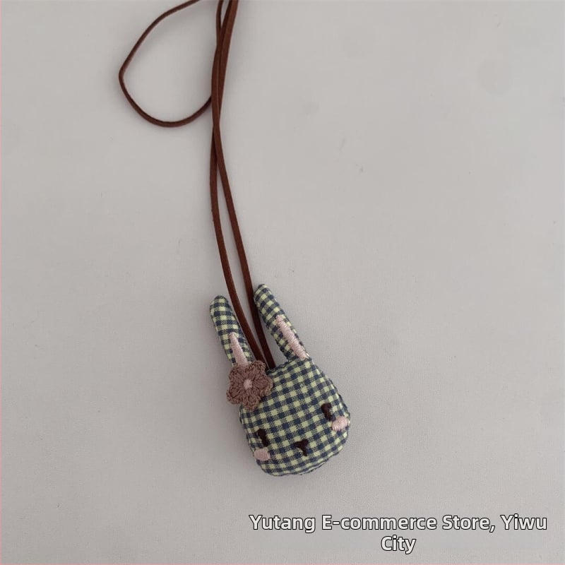 Gyerekeknek készült nyaklánc - kézzel készített, textil, rajzfilm stílus