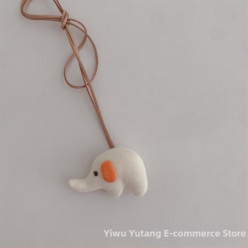 Gyerekeknek készült nyaklánc - kézzel készített, textil, rajzfilm stílus