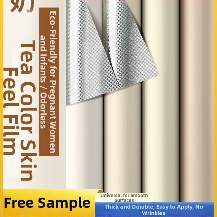 Самозалепващ стенен стикер за обновяване на мебели — кожоподобен филм, водоустойчив, комплект от 2 части, модел 69850, дневна, огледален стил