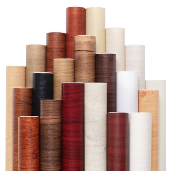 PVC стенен стикер - дървесен модел, водоустойчив, самозалепващ, вход