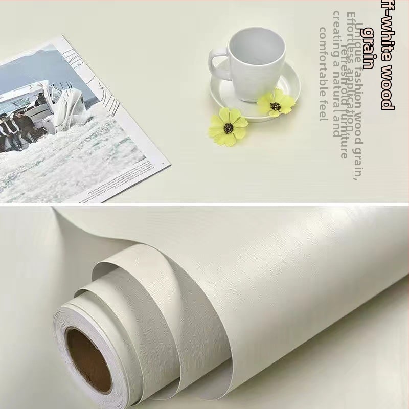 PVC стенен стикер - дървесен модел, водоустойчив, самозалепващ, вход