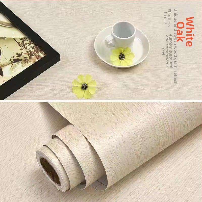 PVC стенен стикер - дървесен модел, водоустойчив, самозалепващ, вход